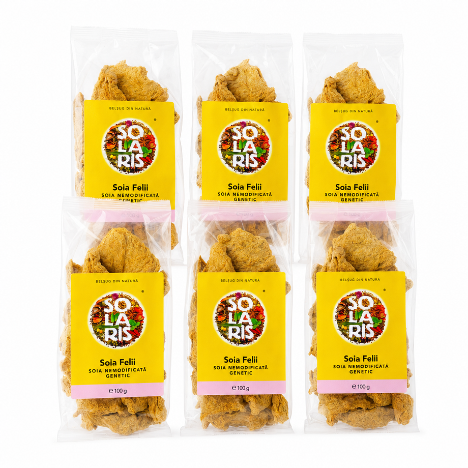 Bax 6 × Soia felii 100 g