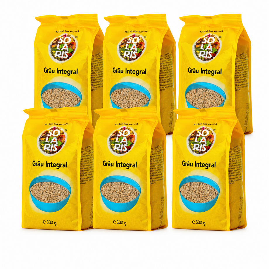 Bax 6 × Grau integral 500 g