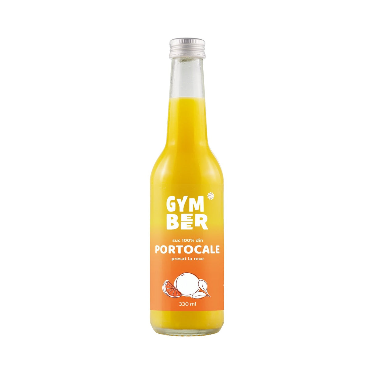 Suc de portocale 100% natural presat la rece 330 ml - imagine 2