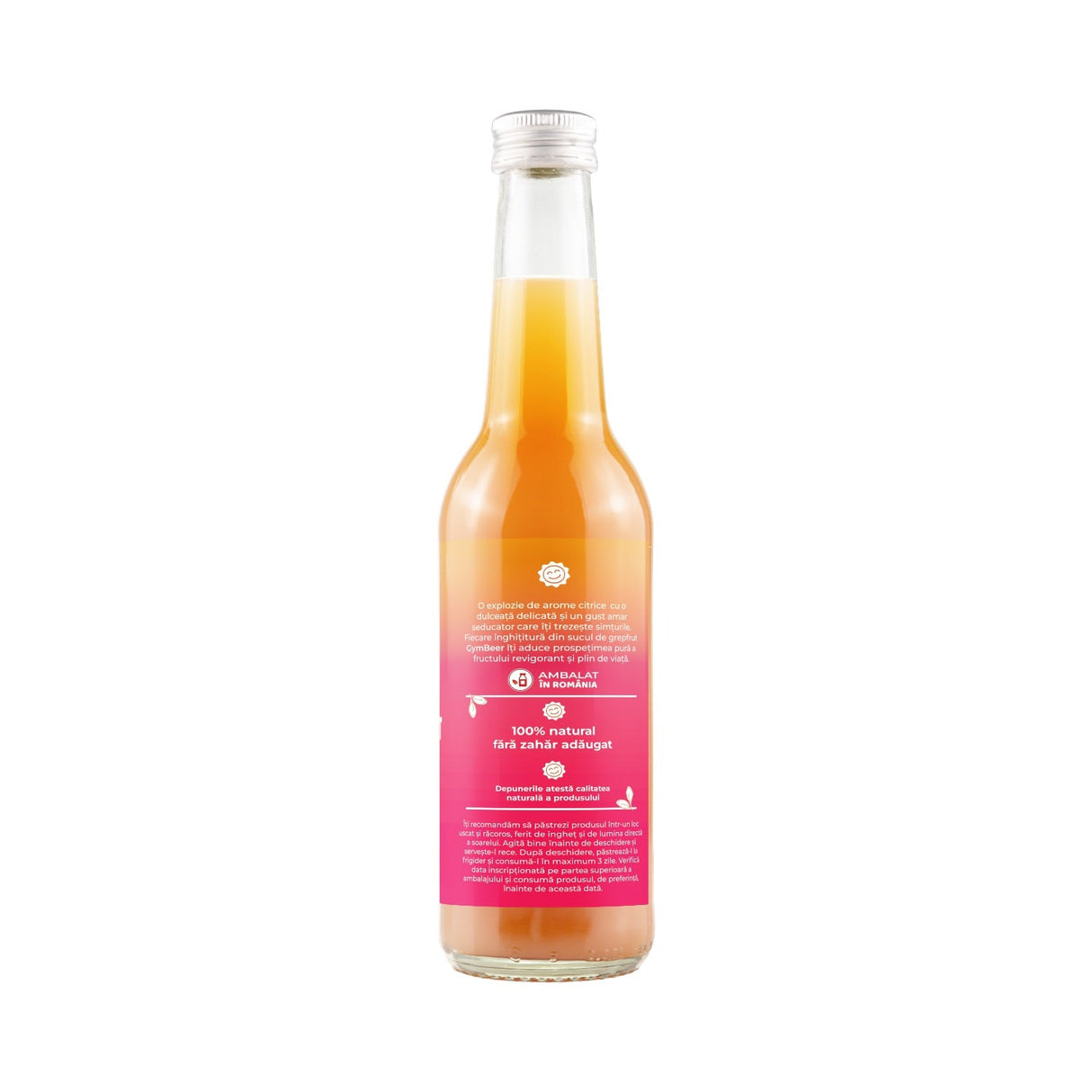 Suc din grepfrut 100% natural presat la rece 330 ml - imagine 3