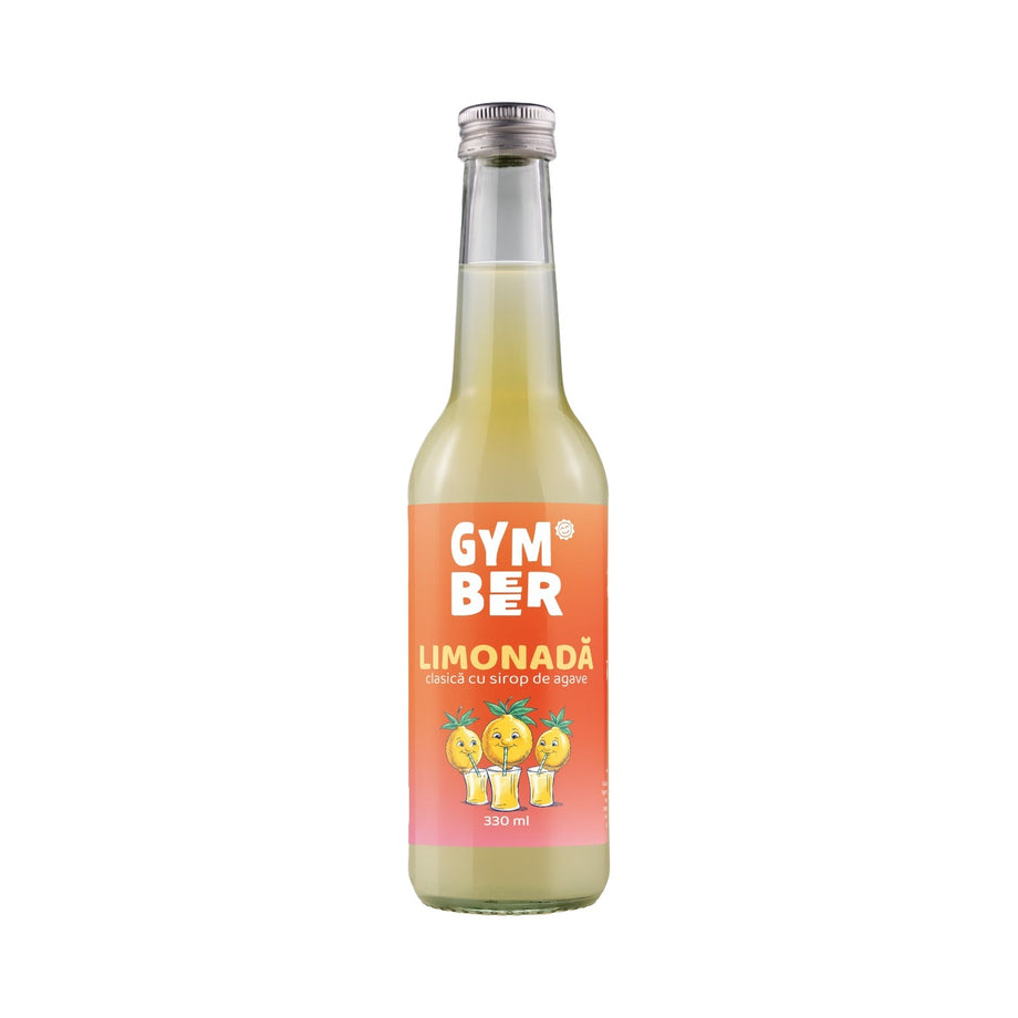 Bax 6 × Limonada clasica cu sirop de agave 330 ml