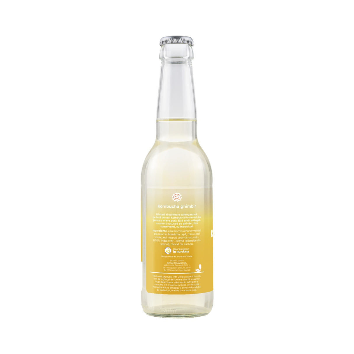 Kombucha cu ghimbir 330 ml
