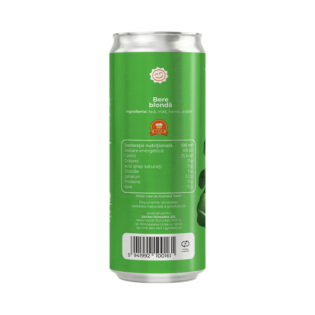 Bere blonda 0% alcool 330 ml