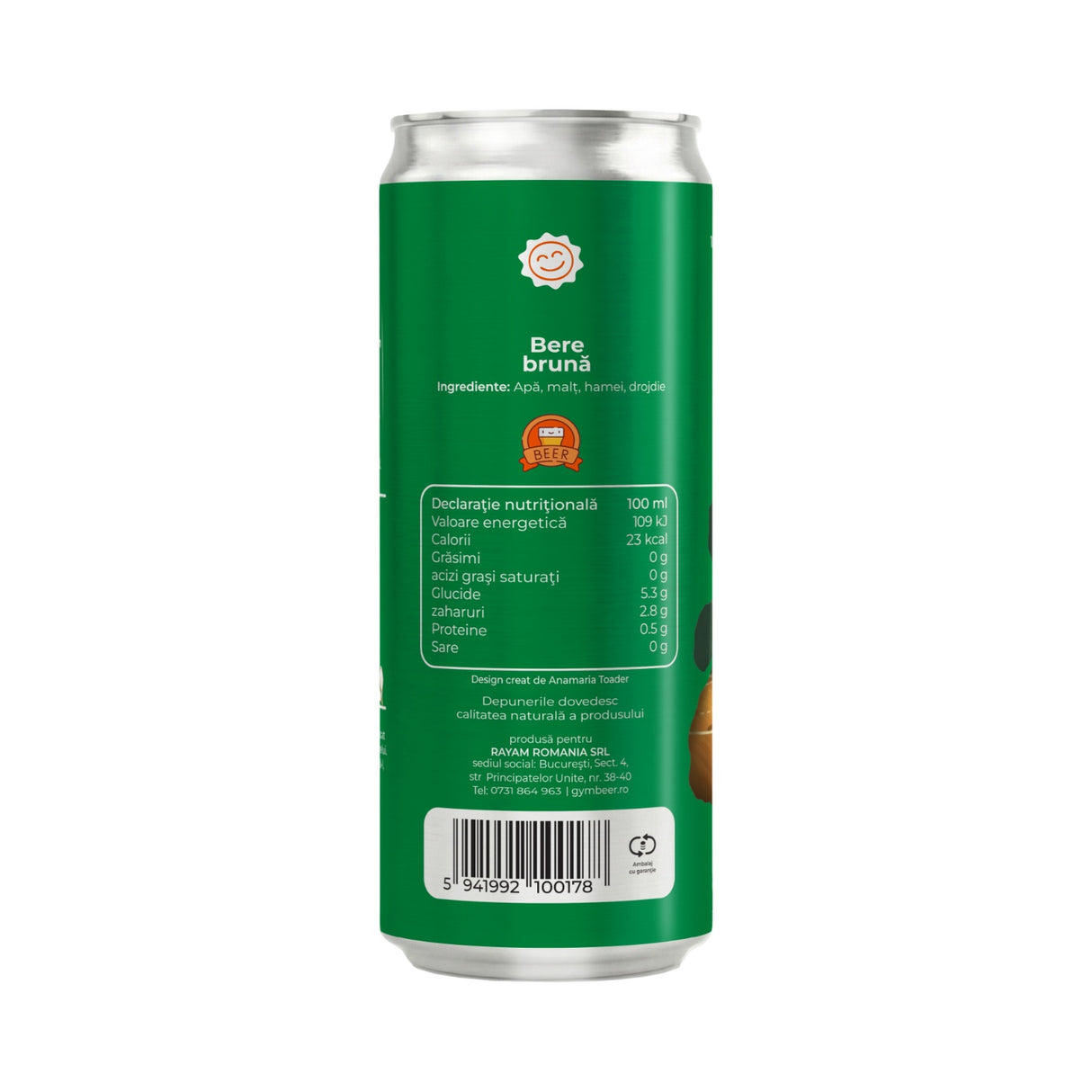 Bere bruna 0% alcool 330 ml