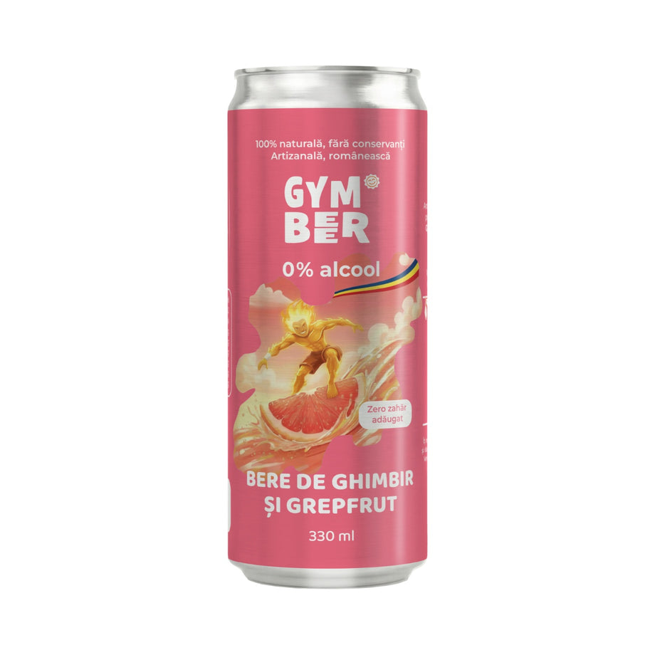 Bere de ghimbir si grepfrut 0% alcool 330 ml