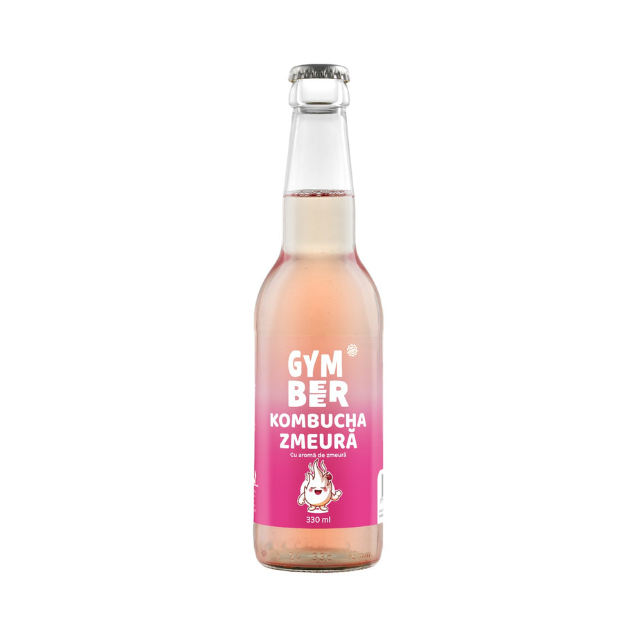 Kombucha cu zmeura 330 ml