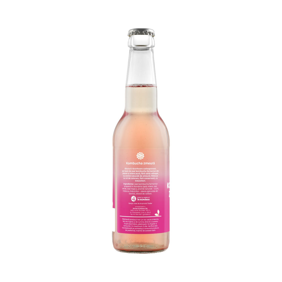 Kombucha cu zmeura 330 ml